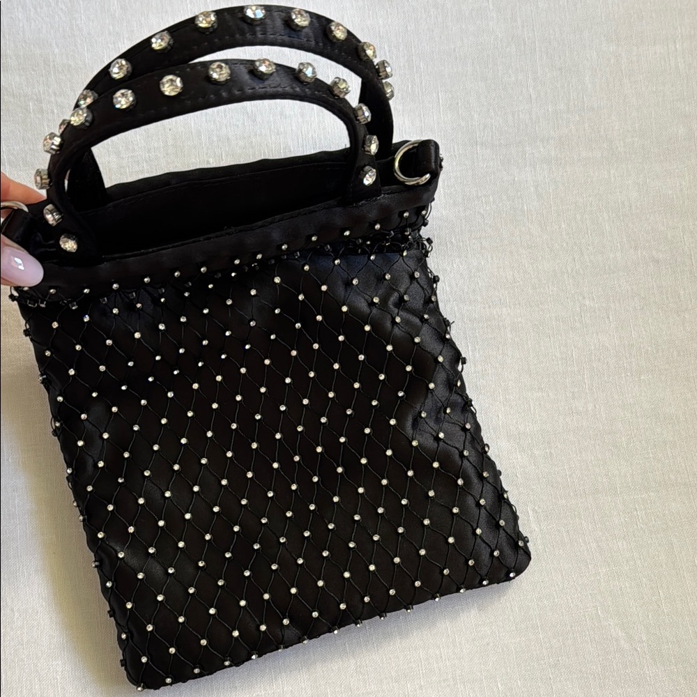 Black Studded Women's Bag